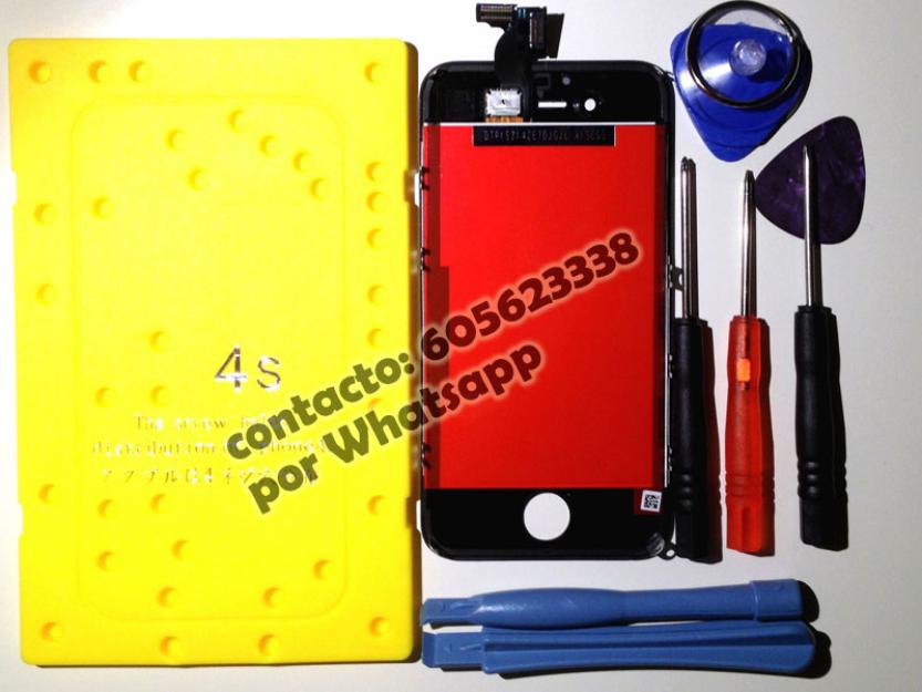 Pantalla completa de iPhone 4S con Kit 9 en 1