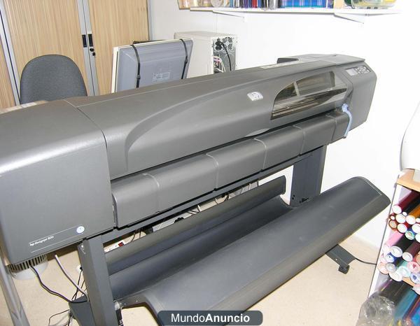 Vendo HP Plotter 800 Designjet Serie 800 42 pulgadas impresión gran formato en Alicante