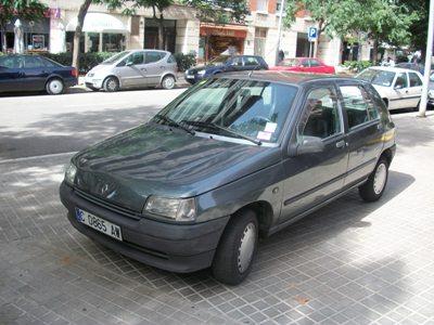 renault clio gris oscuro 1.4 rn