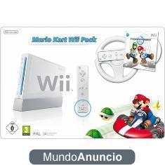 CONSOLA WII MARIO KART NUEVO DE PAQUETE)