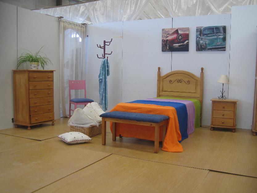 Dormitorio provenzal de madera