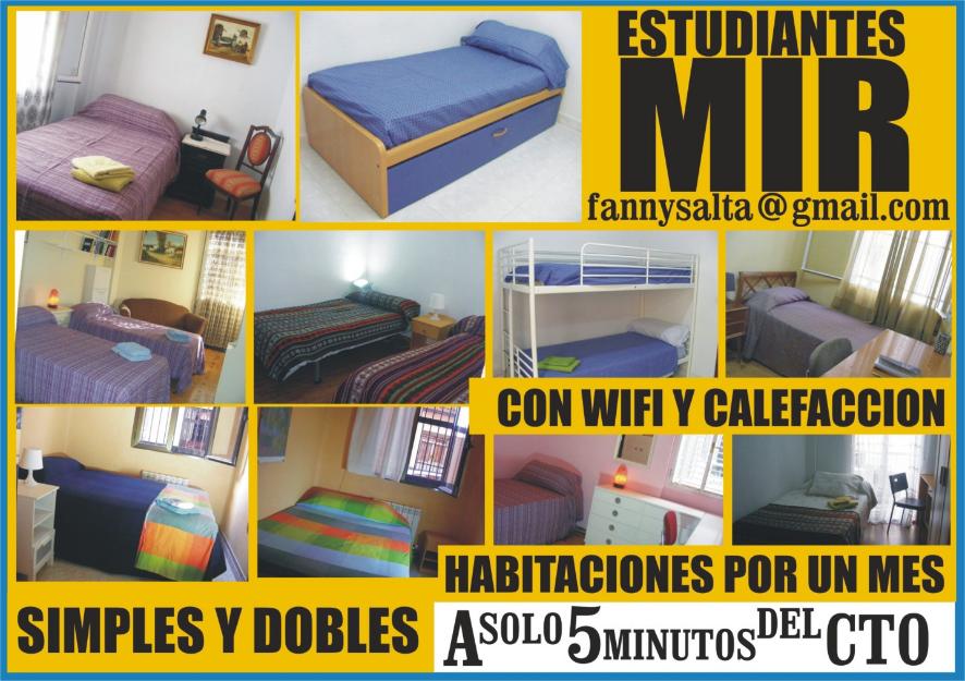 Habitacion con wifi y calefaccion CORTA ESTANCIA