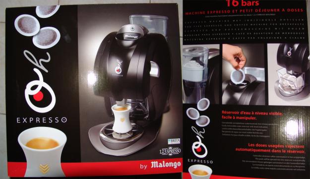 Cafetera Malongo EXP 240 1,2,3 Spresso