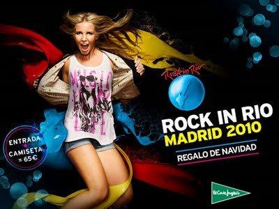 Pack especial Rocking-Rio Madrid 2010