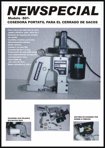 MAQUINA DE COSER SACOS NUEVA