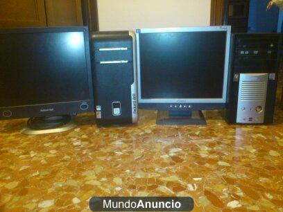 ordenadores sobre mesa pentium4