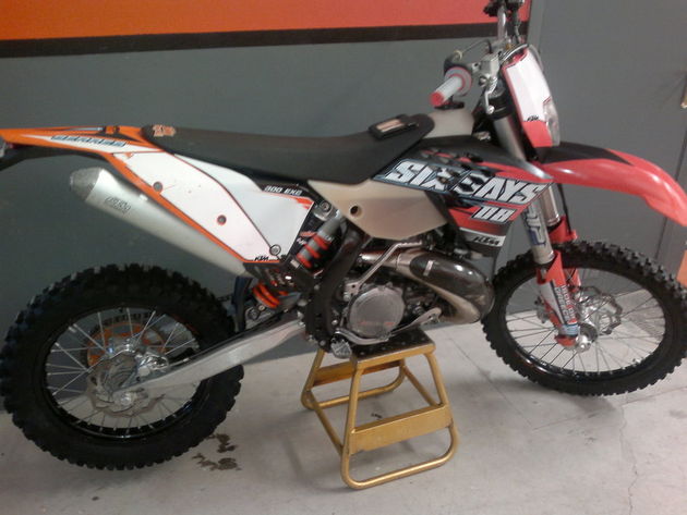 KTM EXC 300 2009 SIX DAYS