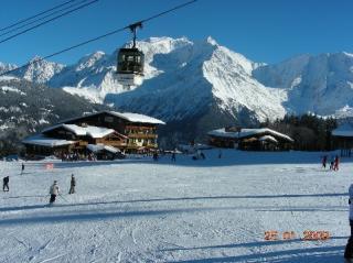 Estudio : 4/4 personas - a pie de pistas - saint gervais mont-blanc  alta saboya  rodano alpes  francia