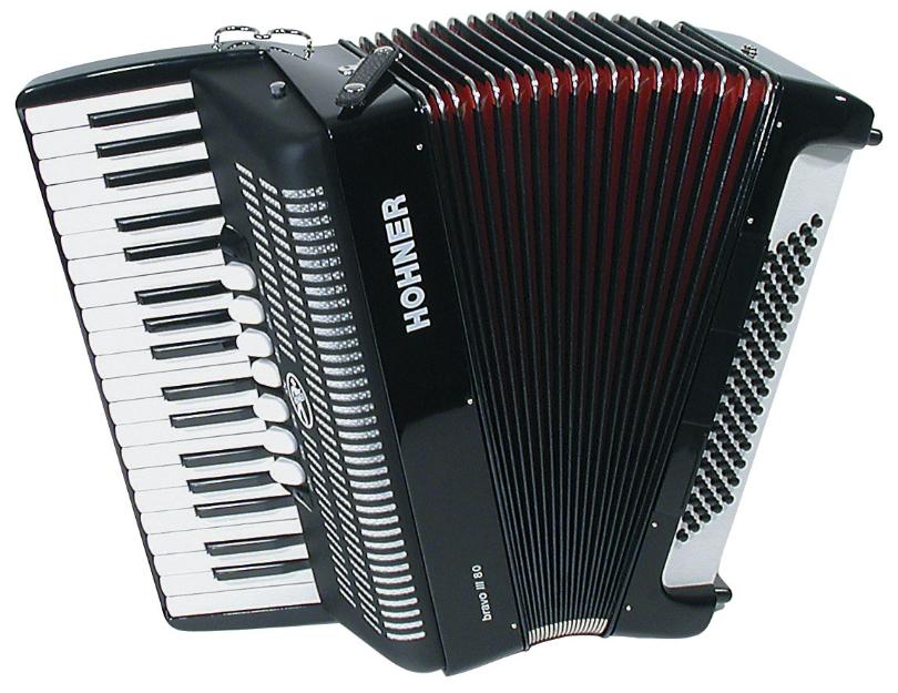 Acordeon hohner bravo iii 80