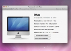 iMac 20" Core2Duo a 2,4 GHz, 4 GB de RAM y 500 GB - mejor precio | unprecio.es