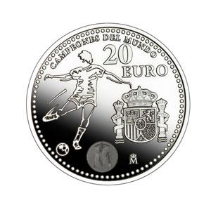 MONEDA DE PLATA DE 20 EUROS DEL AÑO 2.010