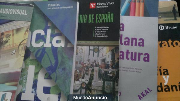 SE VENDEN LIBROS DE 1ºY2ºBACHILLER