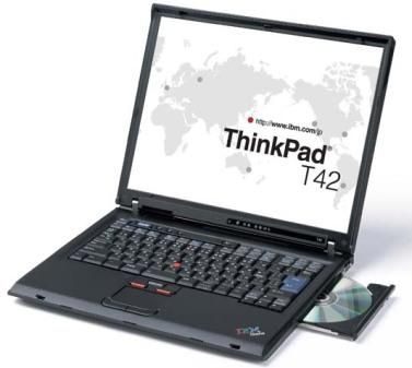 PORTATIL IBM T42 TINKPAD WIFI/1GB/40GB Y MAS..