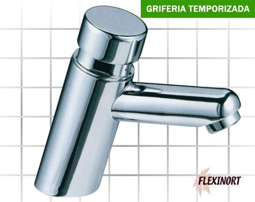 Flexinort - Grifería Lavabo temporizada D009 Cromo