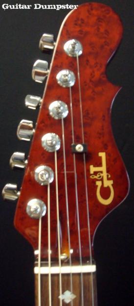 G & L-Empleado de construcción Costumbre guitarra, firmada por el luthier Gene Englehart,