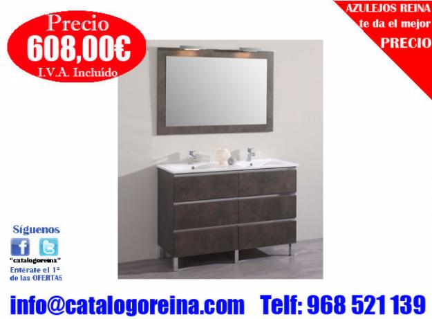 Mueble de baño SINGAPUR 120  en Fuenlabrada