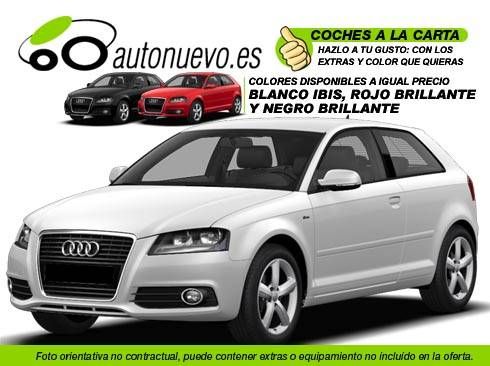 Audi A3 3p 1.4Tfsi 125cv 6vel. S line Pus Ambition . Blanco. Rojo o Negro Brillante. Nuevo. Nacional.