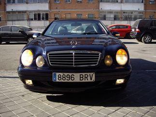 MERCEDES CLK AUTOMATICO 230-K AÑO 2002 Y 104.000.-KMS PVP-7.500.-€ C/TRANSF. MADRID VALLEC