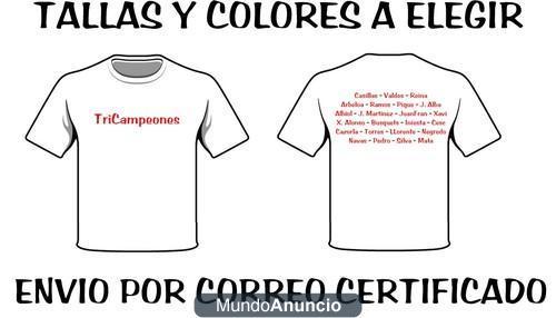 camisetas tricampeones seleccion,españa,futbol,futbolera