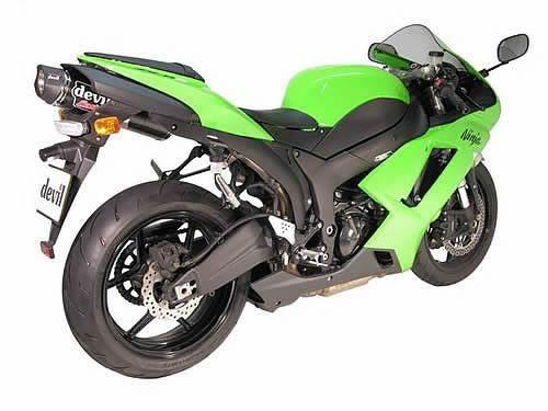 ESCAPE DEVIL ROCKET CARBONO KAWASAKI ZX 6R 2007-