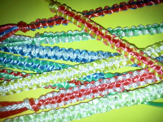 Pulseras de colores