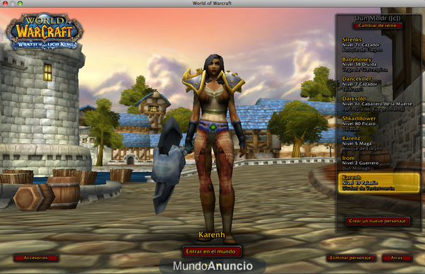 cuenta de world of warcraft