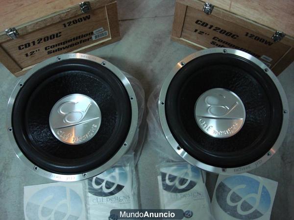 SUBWOOFERS CLIF DESIGNS CD1200C