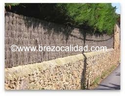 Vallas para jardín, sistemas de ocultación. BREZOCALIDAD.COM