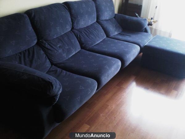 Sofá cuatro plazas con chaise longe