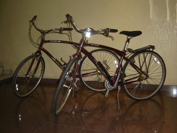 Dos bicicletas ideal parejas