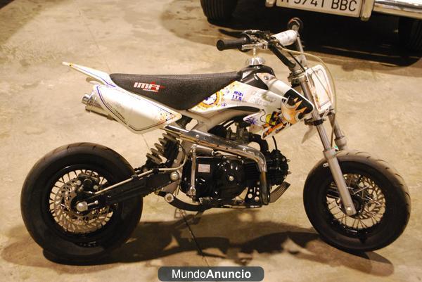 Vendo mini Supermotard de 125 cc