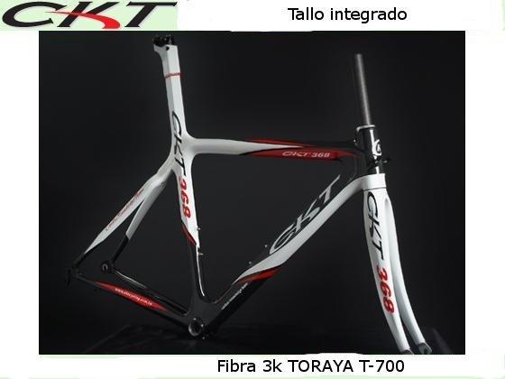 Nuevo Cuadro de Carbono Monocasco Modelo 368 de CKT