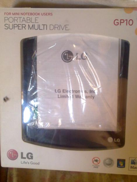 Vendo  grabadora externa  lg.