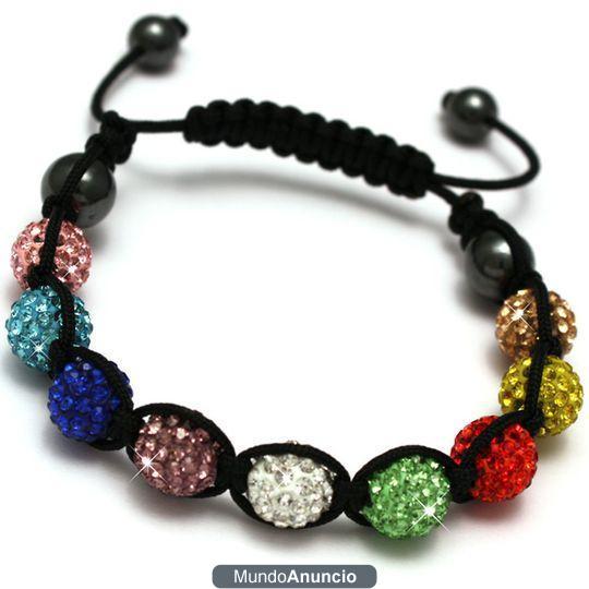 PULSERAS ESTILO SHAMBALA 9 BOLAS