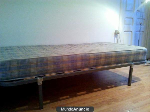 Vendo CAMA para 1 persona con COLCHÓN