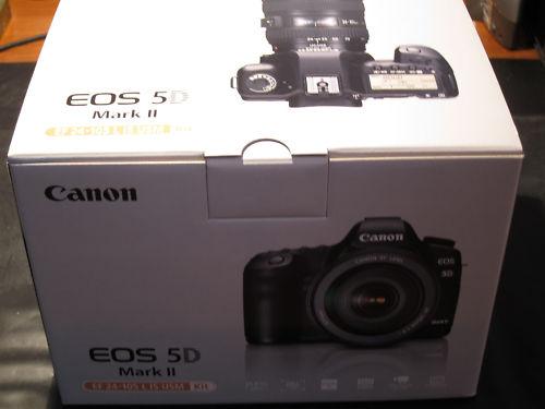 canon eos d5 mark2 en caja original,nueva.kit incluido