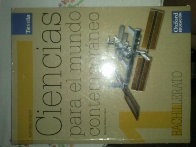 Se vende libro de Ciencias para el mundo contemporáneo 1º Bachillerato