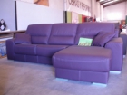 SOFA CHAISE LONGUE PIEL - FABRICA LIQUIDA - GANGAS - mejor precio | unprecio.es