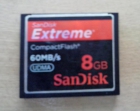 Memoria Extreme Sandisk 8GB 60mb/s - mejor precio | unprecio.es