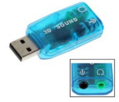 Tarjeta sonido externa usb plug and play nueva