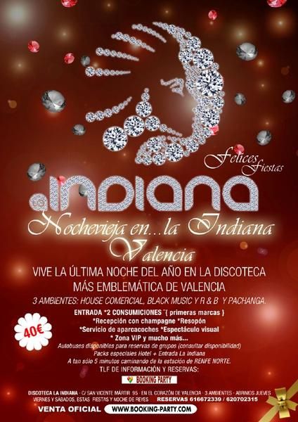 Oferta Entradas Indiana   Nochevieja 2009