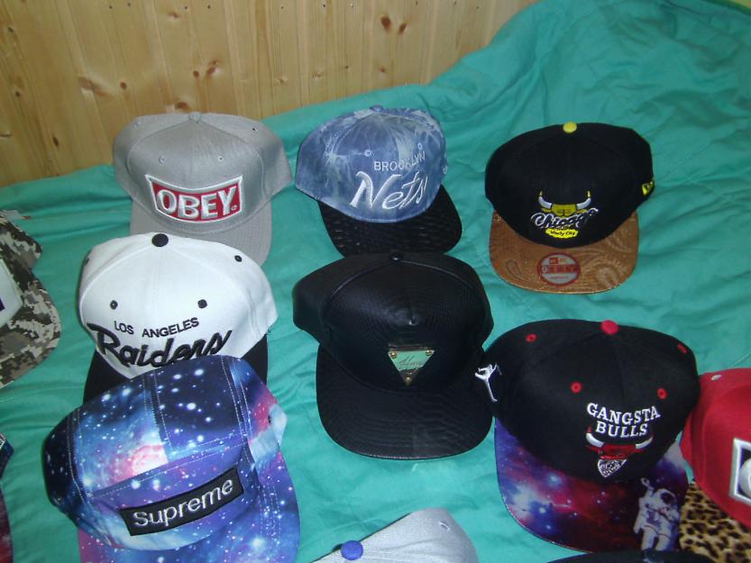 Pack snapback gorras planas nuevas