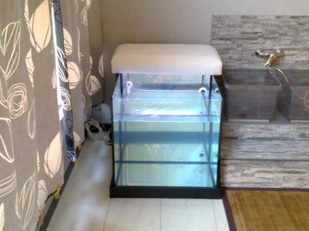 vendo acuario spa con peces garra-rufa para ictioterapia