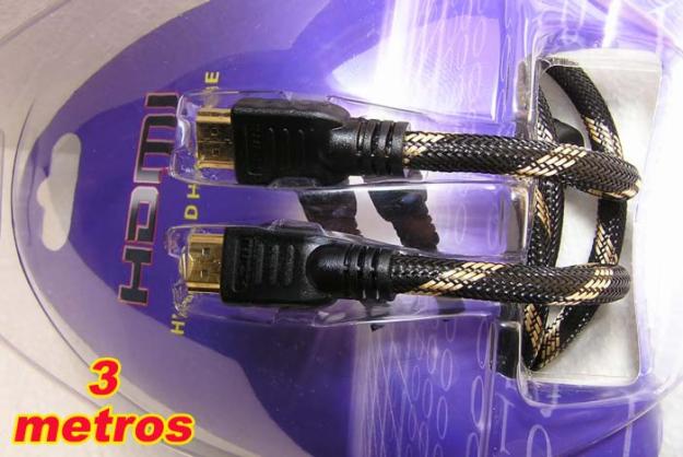 Cable HDMI Alta Calidad, Longitud 3 metros nuevo