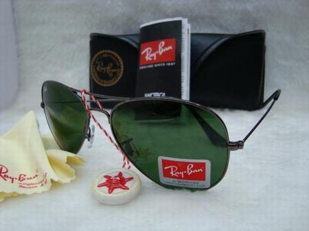 Ray-ban Aviador Cristal Verde Montura Negra