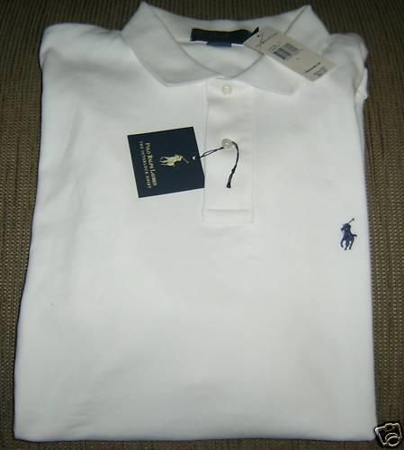 POLO blanco RALPH LAUREN autentico a estrenar talla L