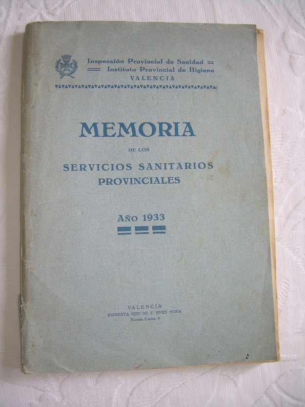 Sanidad de Valencia - 1933