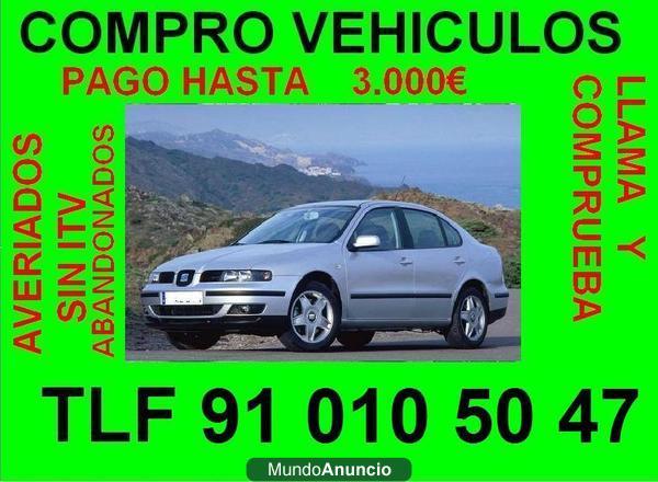 COMPR0 VEHICULOS AVERIADOS