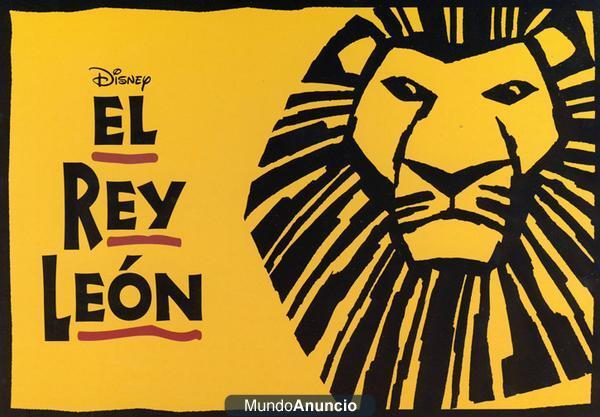 Se venden entradas Musical El Rey León