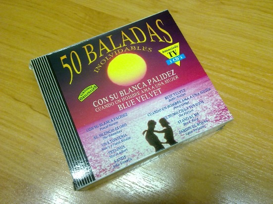 Vendo CDs originales con 50 Baladas Inolvidables